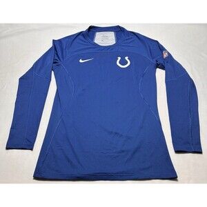 Indianapolis Colts Nike Pro Hypercool Compression Long Sleeve Shirt Men's Large